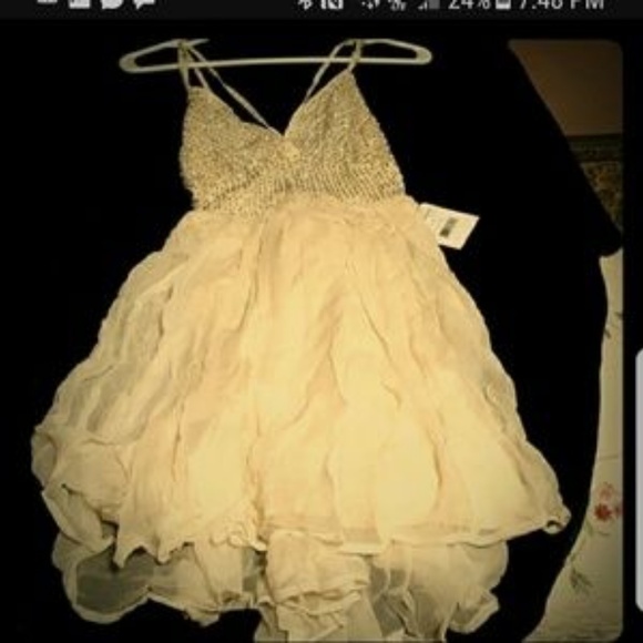 FREE PEOPLE PARTY LIKE A DIAMOND DRESS NWT - Picture 5 of 5